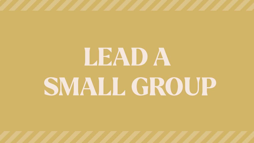 Lead a Small Group