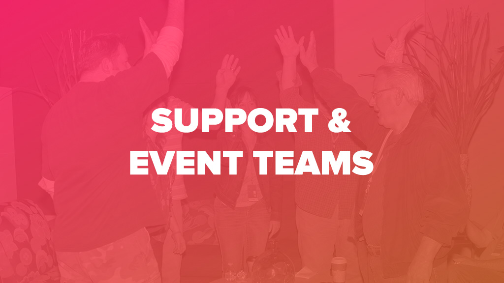 Support and event teams at Victory Family Church