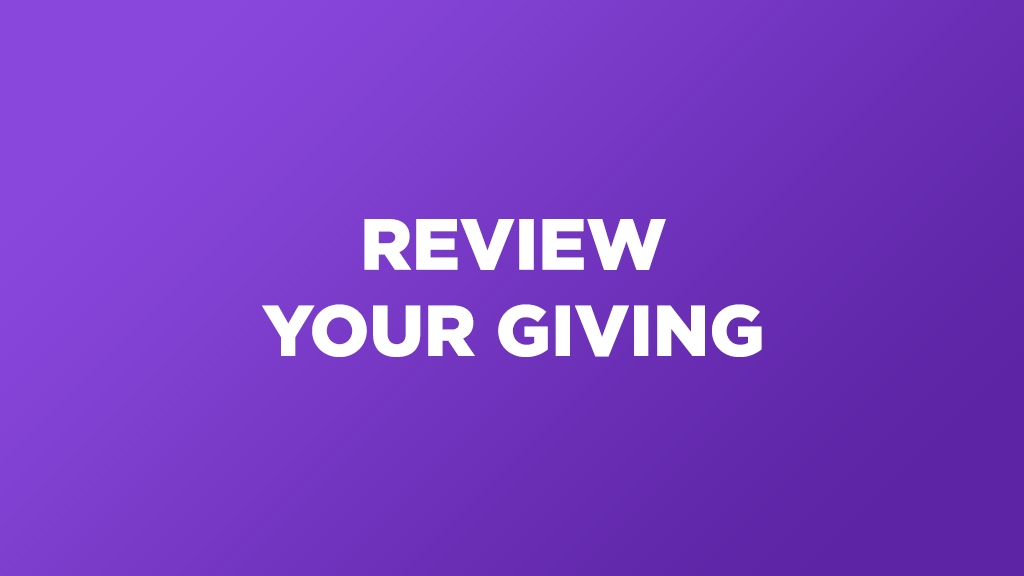 Review your current and monthly giving to Victory Family Church