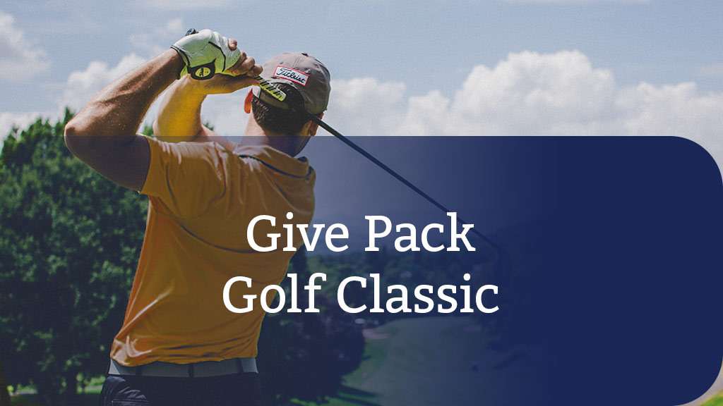 Give Pack Golf Classic charity event at Victory Family Church