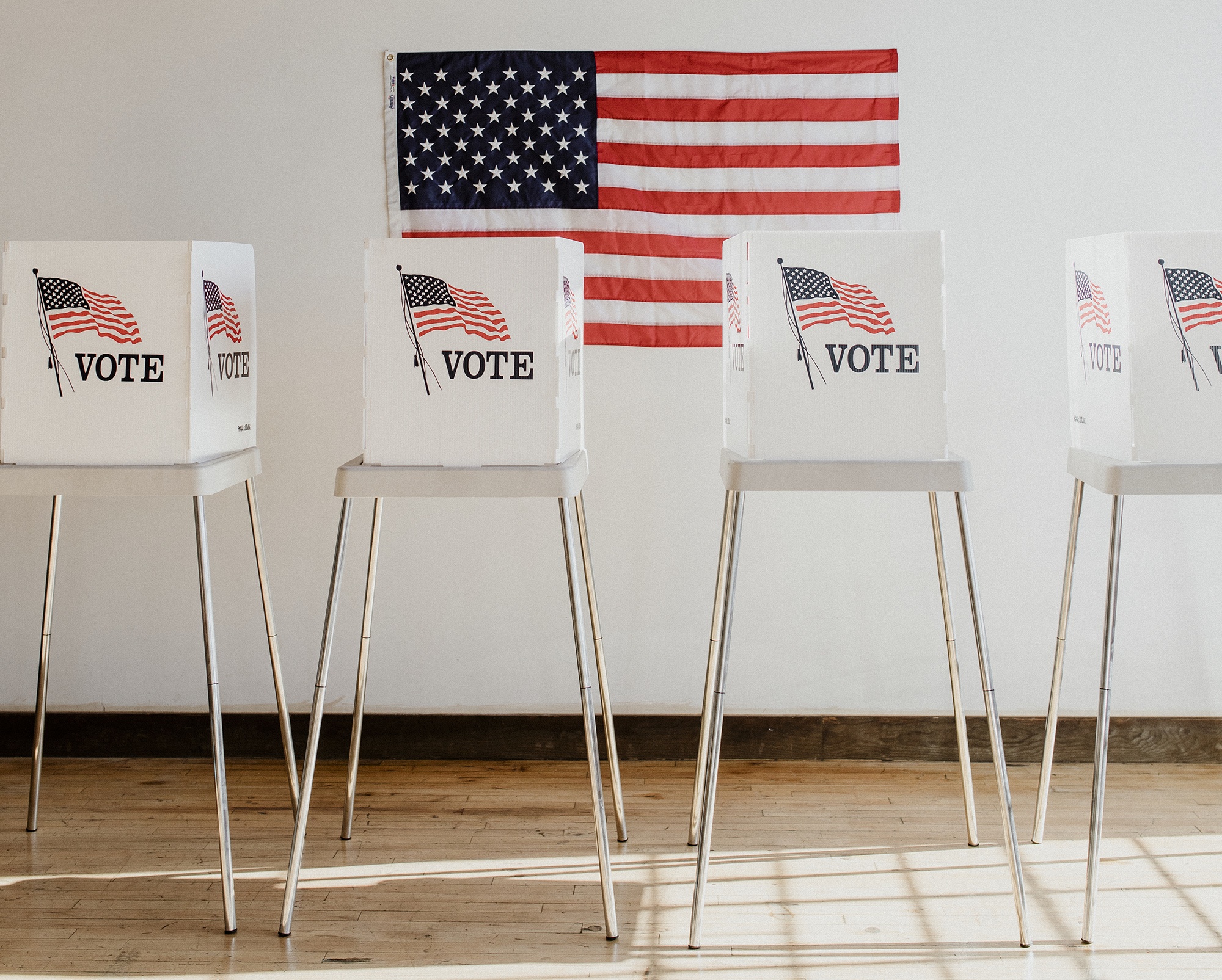 Ameican democracy voting booth voting booths